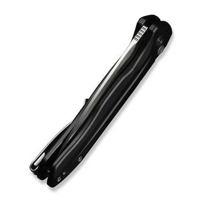 CIVIVI Knives™ Kitefin Button Lock C24091-1 Black Anodized Aluminum 14C28N Stainless Steel Pocket Knife