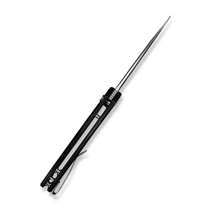 CIVIVI Knives™ Kitefin Button Lock C24091-1 Black Anodized Aluminum 14C28N Stainless Steel Pocket Knife