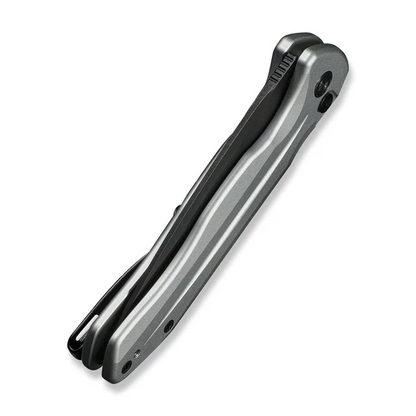 CIVIVI Knives™ Kitefin Button Lock C24091-2 Silver Anodized Aluminum 14C28N Stainless Steel Pocket Knife