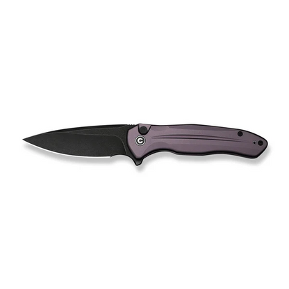 CIVIVI Knives™ Kitefin Button Lock C24091-3 Purple Anodized Aluminum 14C28N Stainless Steel Pocket Knife
