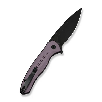 CIVIVI Knives™ Kitefin Button Lock C24091-3 Purple Anodized Aluminum 14C28N Stainless Steel Pocket Knife
