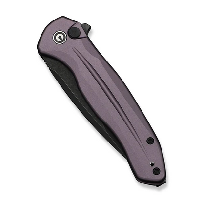 CIVIVI Knives™ Kitefin Button Lock C24091-3 Purple Anodized Aluminum 14C28N Stainless Steel Pocket Knife