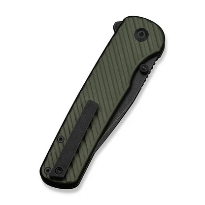 CIVIVI Knives™ Iron Tide Button Lock C25011-2 Forest Green Anodized Aluminum 14C28N Stainless Steel Pocket Knife