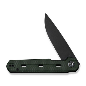 CIVIVI Knives™ Navo Liner Lock C25015A-2 Green Canvas Micarta Nitro-V Stainless Steel Pocket Knife