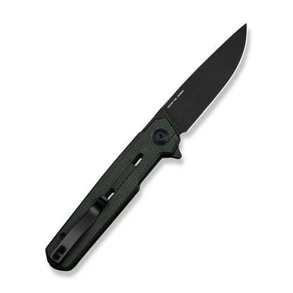 CIVIVI Knives™ Navo Liner Lock C25015A-2 Green Canvas Micarta Nitro-V Stainless Steel Pocket Knife