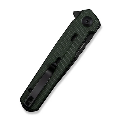 CIVIVI Knives™ Navo Liner Lock C25015A-2 Green Canvas Micarta Nitro-V Stainless Steel Pocket Knife