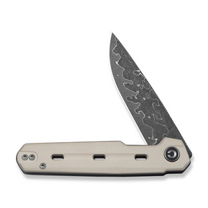 CIVIVI Knives™ Navo Liner Lock C25015A-DS1 White G10 Damascus Steel Pocket Knife