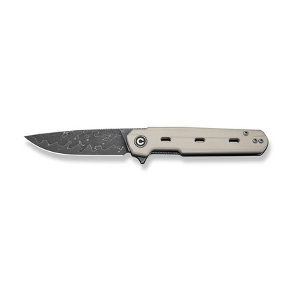 CIVIVI Knives™ Navo Liner Lock C25015A-DS1 White G10 Damascus Steel Pocket Knife