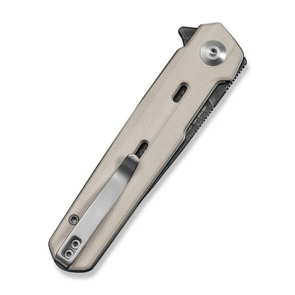 CIVIVI Knives™ Navo Liner Lock C25015A-DS1 White G10 Damascus Steel Pocket Knife