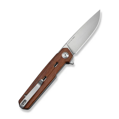 CIVIVI Knives™ Navo Liner Lock C25015B-1 Guibourtia Wood Nitro-V Stainless Steel Pocket Knife