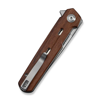 CIVIVI Knives™ Navo Liner Lock C25015B-1 Guibourtia Wood Nitro-V Stainless Steel Pocket Knife