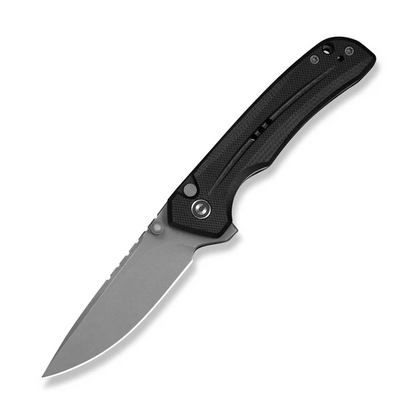 CIVIVI Knives™ Tarask Button Lock C25023C-1 Black G10 Nitro-V Stainless Steel Pocket Knife