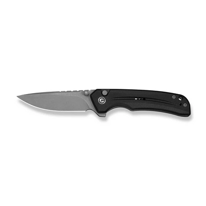 CIVIVI Knives™ Tarask Button Lock C25023C-1 Black G10 Nitro-V Stainless Steel Pocket Knife