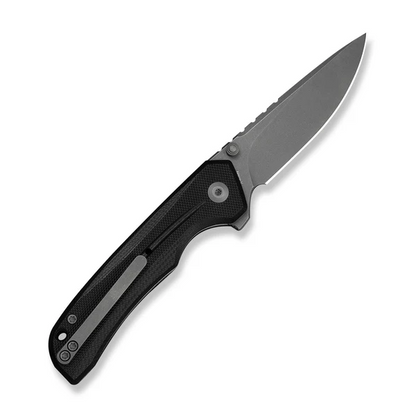 CIVIVI Knives™ Tarask Button Lock C25023C-1 Black G10 Nitro-V Stainless Steel Pocket Knife