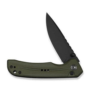 CIVIVI Knives™ Tarask Button Lock C25023C-2 OD Green G10 Nitro-V Stainless Steel Pocket Knife