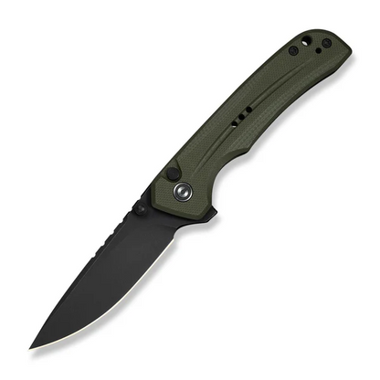 CIVIVI Knives™ Tarask Button Lock C25023C-2 OD Green G10 Nitro-V Stainless Steel Pocket Knife