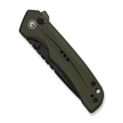 CIVIVI Knives™ Tarask Button Lock C25023C-2 OD Green G10 Nitro-V Stainless Steel Pocket Knife