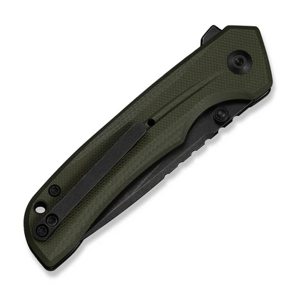 CIVIVI Knives™ Tarask Button Lock C25023C-2 OD Green G10 Nitro-V Stainless Steel Pocket Knife