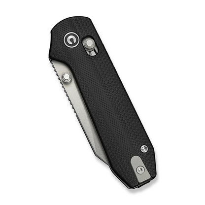 CIVIVI Knives™ Lil Yonder Crossbar Lock C25025B-1 Black G10 14C28N Stainless Steel Pocket Knife