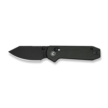 CIVIVI Knives™ Lil Yonder Crossbar Lock C25025B-2 Dark Green Canvas Micarta 14C28N Stainless Steel Pocket Knife
