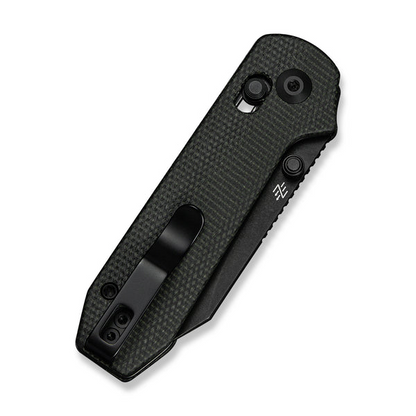 CIVIVI Knives™ Lil Yonder Crossbar Lock C25025B-2 Dark Green Canvas Micarta 14C28N Stainless Steel Pocket Knife