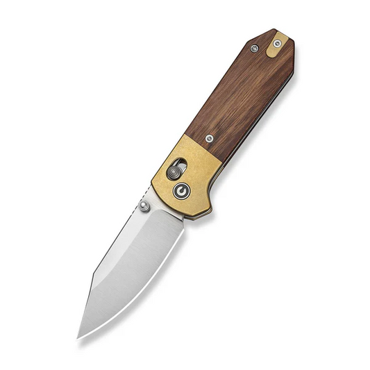 CIVIVI Knives™ Yonder Crossbar Lock C25026-1 Guibourtia Wood 14C28N Stainless Steel Pocket Knife