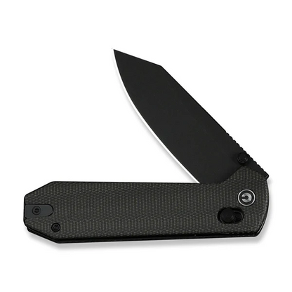 CIVIVI Knives™ Over Yonder Crossbar Lock C25027-1 Green Canvas Micarta 14C28N Stainless Steel Pocket Knife