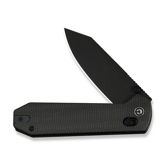 CIVIVI Knives™ Over Yonder Crossbar Lock C25027-1 Green Canvas Micarta 14C28N Stainless Steel Pocket Knife