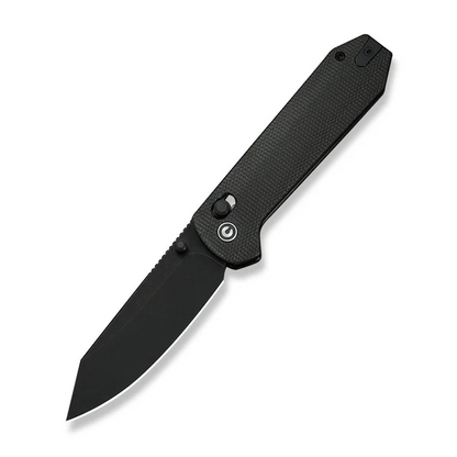 CIVIVI Knives™ Over Yonder Crossbar Lock C25027-1 Green Canvas Micarta 14C28N Stainless Steel Pocket Knife