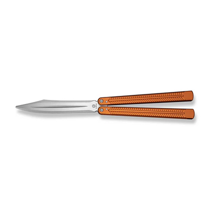 CIVIVI Knives™ Dracolisk Butterfly Trainer C25028-2 Orange Anodized Aluminum 9Cr18MoV Stainless Steel Pocket Knife