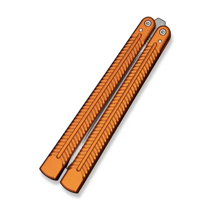 CIVIVI Knives™ Dracolisk Butterfly Trainer C25028-2 Orange Anodized Aluminum 9Cr18MoV Stainless Steel Pocket Knife