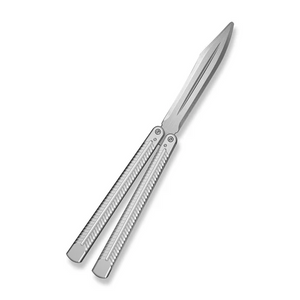 CIVIVI Knives™ Dracolisk Butterfly Trainer C25028-4 Silver Anodized Aluminum 9Cr18MoV Stainless Steel Pocket Knife