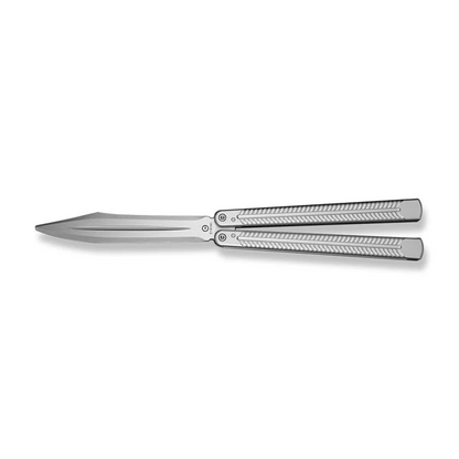 CIVIVI Knives™ Dracolisk Butterfly Trainer C25028-4 Silver Anodized Aluminum 9Cr18MoV Stainless Steel Pocket Knife