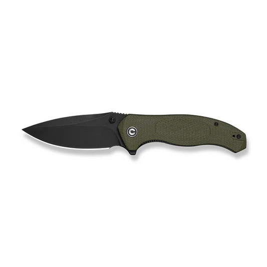 CIVIVI Knives™ Vyrent Liner Lock C25037-2 Olive Canvas Micarta Nitro-X7 Stainless Steel Pocket Knife