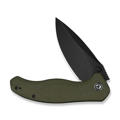 CIVIVI Knives™ Vyrent Liner Lock C25037-2 Olive Canvas Micarta Nitro-X7 Stainless Steel Pocket Knife