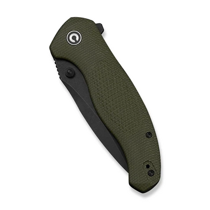 CIVIVI Knives™ Vyrent Liner Lock C25037-2 Olive Canvas Micarta Nitro-X7 Stainless Steel Pocket Knife