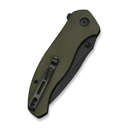 CIVIVI Knives™ Vyrent Liner Lock C25037-2 Olive Canvas Micarta Nitro-X7 Stainless Steel Pocket Knife
