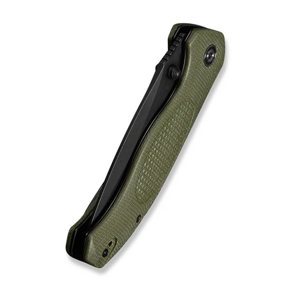 CIVIVI Knives™ Vyrent Liner Lock C25037-2 Olive Canvas Micarta Nitro-X7 Stainless Steel Pocket Knife