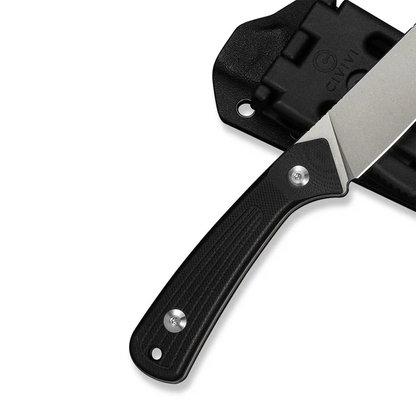 CIVIVI Knives™ Carveth Fixed Blade C25040-1 Black G10 AEB-L Stainless Steel Knife