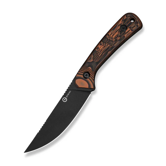 CIVIVI Knives™ Carveth Fixed Blade C25040-2 Orange & Black G10 AEB-L Stainless Steel Knife