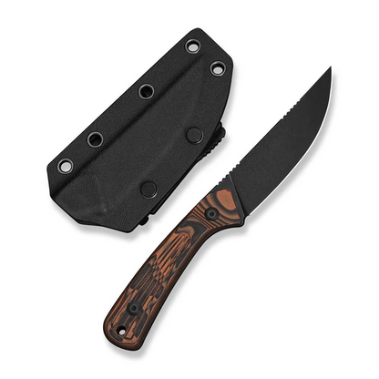 CIVIVI Knives™ Carveth Fixed Blade C25040-2 Orange & Black G10 AEB-L Stainless Steel Knife