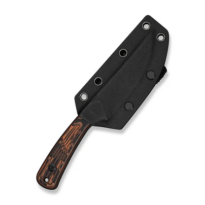 CIVIVI Knives™ Carveth Fixed Blade C25040-2 Orange & Black G10 AEB-L Stainless Steel Knife