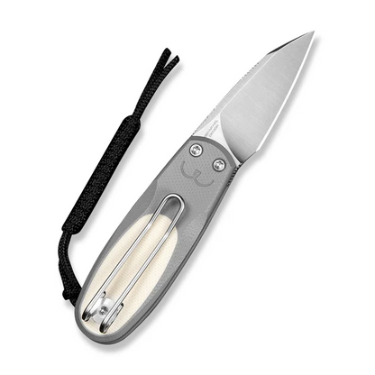CIVIVI Knives™ Purr Slip Joint C25054-1 Gray & White G10 Nitro-V Stainless Steel Pocket Knife