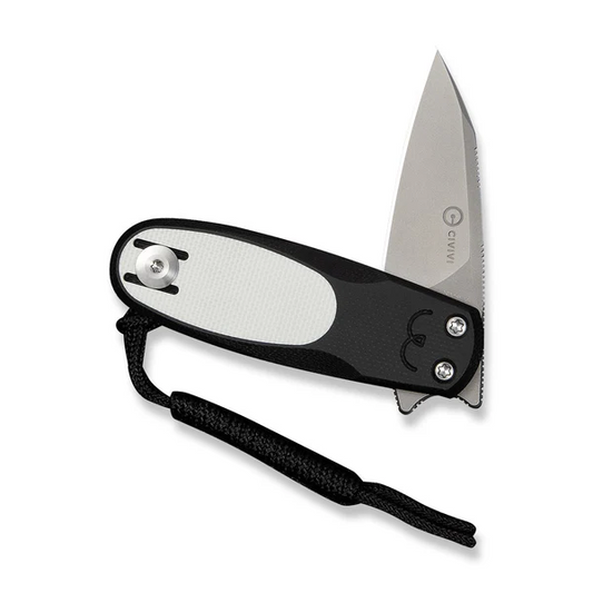 CIVIVI Knives™ Purr Slip Joint C25054-2 Black & White G10 Nitro-V Stainless Steel Pocket Knife