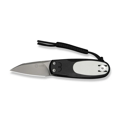 CIVIVI Knives™ Purr Slip Joint C25054-2 Black & White G10 Nitro-V Stainless Steel Pocket Knife