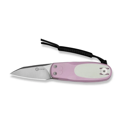 CIVIVI Knives™ Purr Slip Joint C25054-4 Pink & White G10 Nitro-V Stainless Steel Pocket Knife