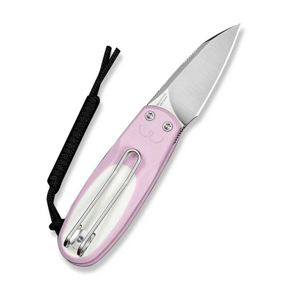 CIVIVI Knives™ Purr Slip Joint C25054-4 Pink & White G10 Nitro-V Stainless Steel Pocket Knife