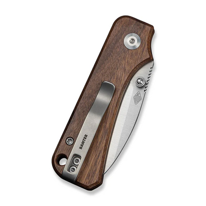 CIVIVI Knives™ Baby Banter Slip Joint C25066A-2 Guibourtia Wood Nitro-V Stainless Steel Pocket Knife