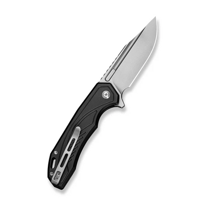 CIVIVI Knives™ Zelthara Button Lock C25076-1 Black Anodized Aluminum 14C28N Stainless Steel Pocket Knife
