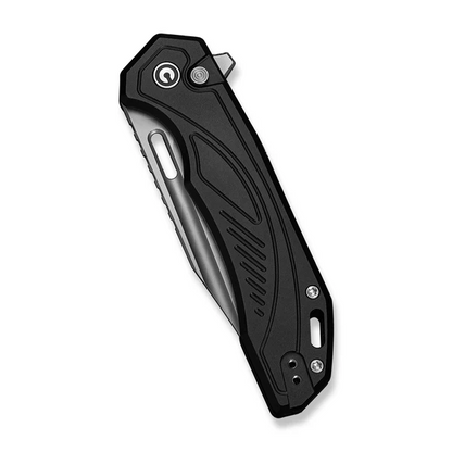 CIVIVI Knives™ Zelthara Button Lock C25076-1 Black Anodized Aluminum 14C28N Stainless Steel Pocket Knife